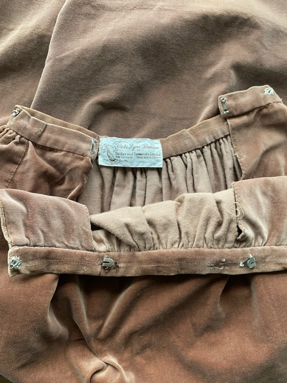 Vintage Suttles & Seawinds Skirt Vest Set Autumnal Paisley Vicki Lynn Bardon XS - Picture 16 of 16